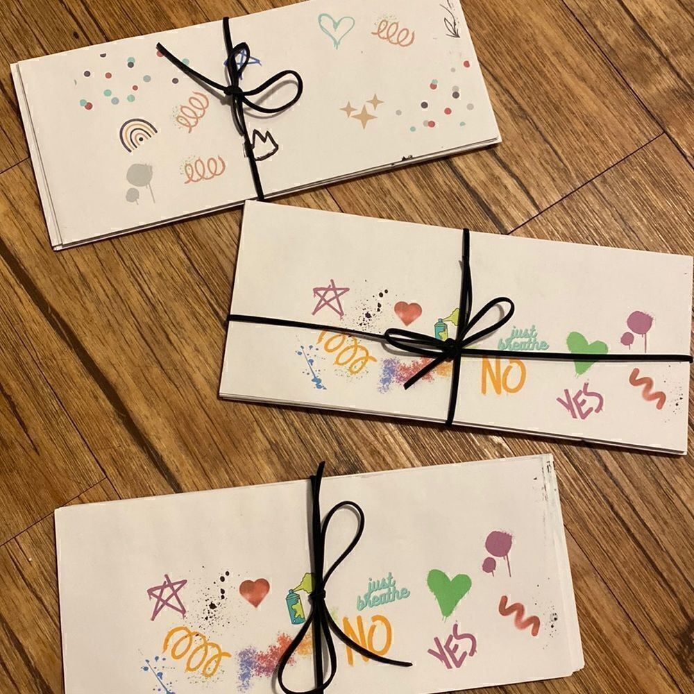Custom Graffiti Doodle Sealable Envelopes